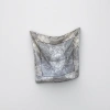 The black and white patterned silk scarf is light, breathable and elegant, a versatile and fashionable accessory details Picture